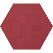 GHENT Whiteboard, Hexagon, Steel, 21inx18in, Rose GHEHEXS1821RS
